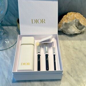 Dior Black and White Makeup Brush Set BRAND NEW IN BOX